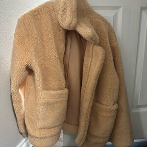 Elodie Tan Teddy Jacket